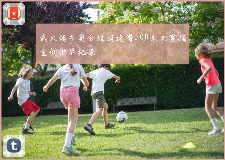 武大靖冬奥会短道速滑500米决赛摘金创世界纪录